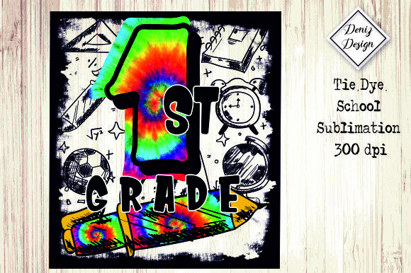 1st-Grade School PNG Sublimation for Crafts and Graphics