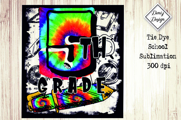 5th-Grade School PNG Sublimation for Crafts and Graphics